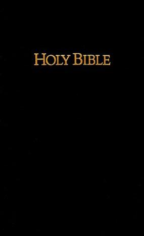 Bible Kjv Keystone B/T Pew Blk