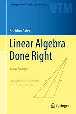 Linear Algebra Done Right (3rd ed)